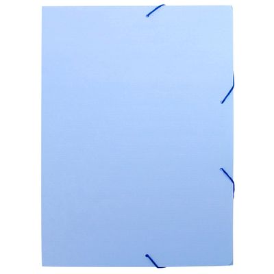 Pasta Aba Elástico Dello Serena sem Lombo Azul 33,5x23,5cm UNICA