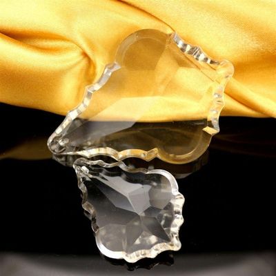 Kit 5 Placas Cristal Bacalhau 6,3 Cm P/lustres-mais Argolas