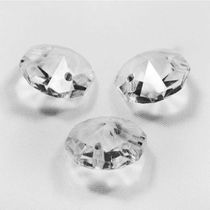 Kit 50 Castanhas De Cristal Italiana 14 Mm Para Lustres