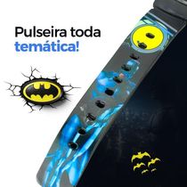 Relogio Digital Infantil Batman Preto + Caixa + Oculos Sol Amarelo Criança Esportivo Pink Original