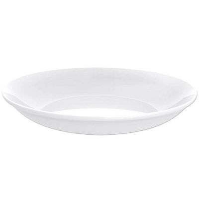 Aparelho de Jantar 12 Peças Tramontina Leonora Porcelana Branca Leve Cupê Mesa Posta Almoço Sobremes
