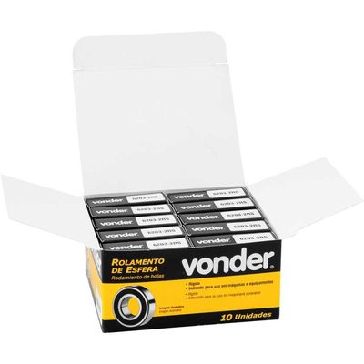 Rolamento De Esfera 6203-2Rs Vonder