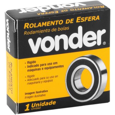 Rolamento De Esfera 6203-2Rs Vonder