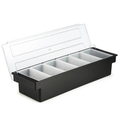 Kit 2 Porta Condimentos Profissional 6 Divisórias Weck Organ
