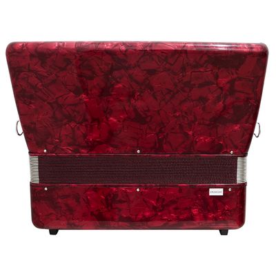 Acordeon 120 Baixos 41 Teclas TA 12009 Vermelho Thommasi