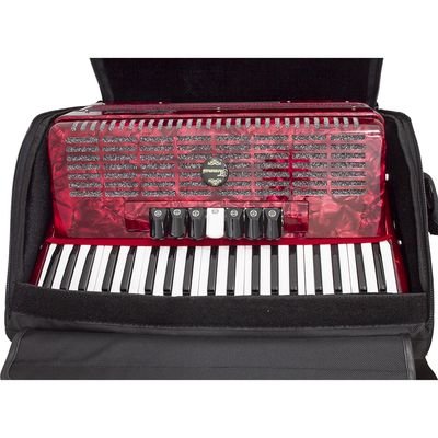 Acordeon 120 Baixos 41 Teclas TA 12009 Vermelho Thommasi