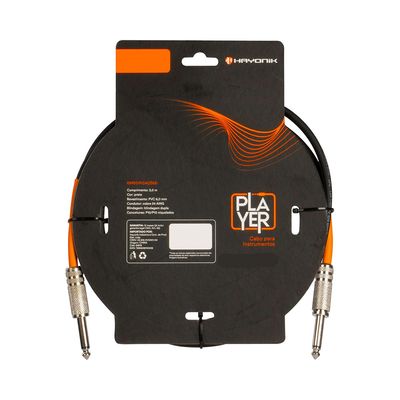 Cabo P/ Instrumento Hayonik P10/P10 Player 3 Metros - CB0518