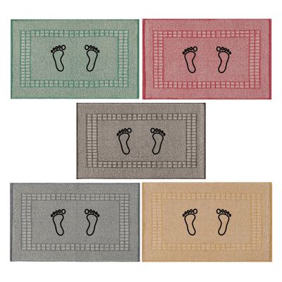 Kit 10 Piso Atoalhado Estampa Pézinho 45x70 Beka