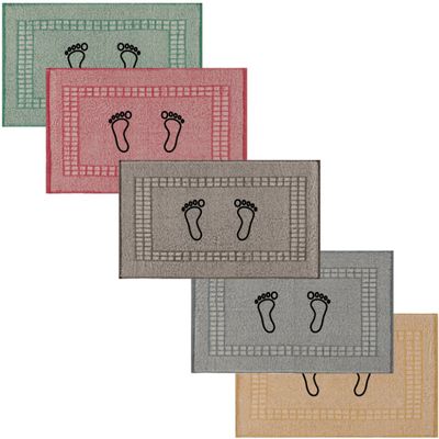 Kit 10 Toalhas Piso Atoalhado Estampa Pézinho 45x70 Beka