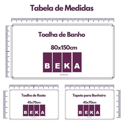 Jogo de Toalhas Luxury Soft Beka 360 g/m² 2 Banho + 2 Rosto + 2 Piso Luxo Cinza