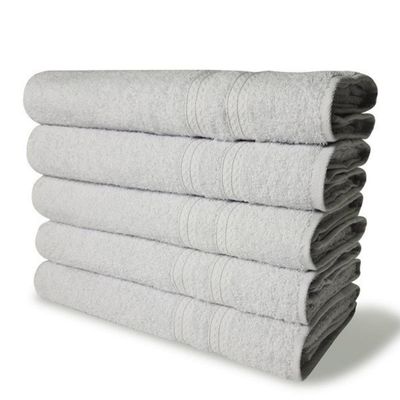 Kit 10 Toalhas Banho Gigante Itália Soft 100% Algodão Grossa Luxo - Branco