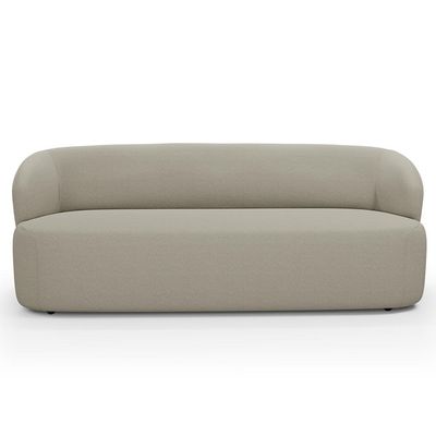 Sofá 2 Lugares Orgânico Para Sala de Estar Living 170cm Heidy F04 Linho Bege - Lyam Decor