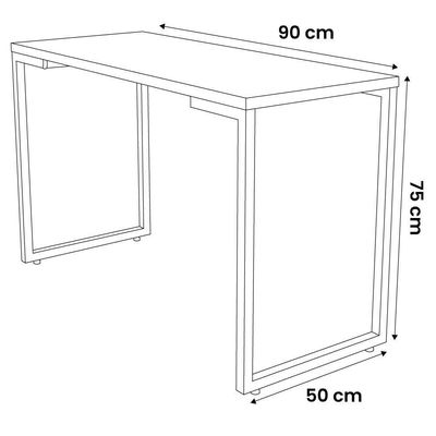 Mesa De Cozinha Multiuso Lanche Rápido Estilo 90x50cm