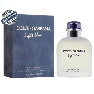 Dolce Gabbana Light Blue Masculino 125ml Original | CASA & VIDEO