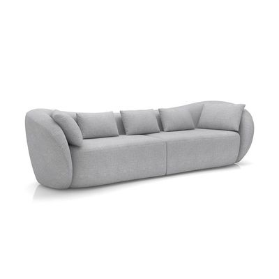 Sofá 5 Lugares Dubai Itacaré Cinza 292 cm