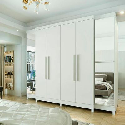 Guarda-Roupa Casal Imperial 6 Portas 6 Gavetas Branco