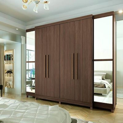 Guarda-Roupa Casal Imperial 6 Portas 6 Gavetas Capuccino