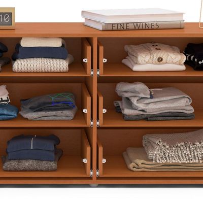 Cômoda com Espelho Porto 6 Gavetas Freijó e Creme