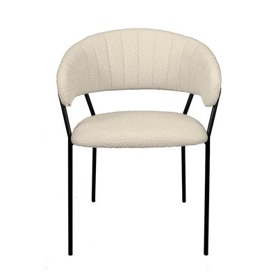 Cadeira Mara Bouclé Off White