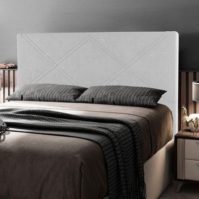 Cabeceira Cama Box Casal King Size Cairo 195cm ano Branco