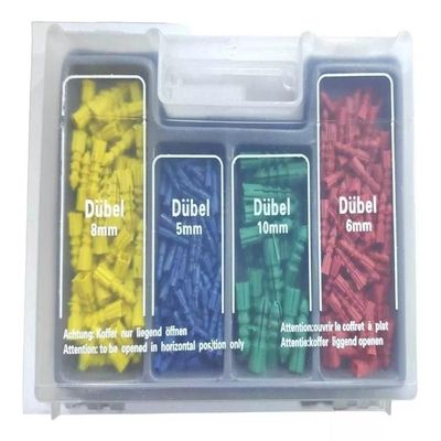 Jogo 300 Brocas Bits Pontas Philips Fenda Buchas Colorida Kit Furadeira Furar E Fixar Completo