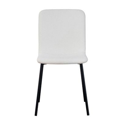 Cadeira Celeste Poliéster Off White e Preta