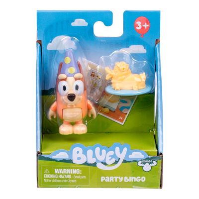 Boneco Colecionável 6 cm Bluey - Bingo com Bolo de Pato