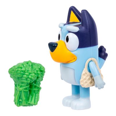 Boneco Colecionável 6cm Bluey - Bluey com Brócolis