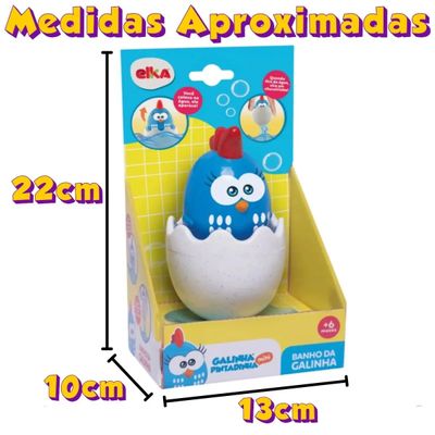 Brinquedo Banho da Galinha Pintadinha Agua - Elka