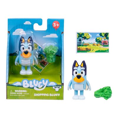 Boneco Colecionável 6cm Bluey - Bluey com Brócolis