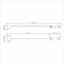 Espalhador de Brasas Churrasco com Lâmina em Inox e Cabo de Madeira Natural 67cm - Tramontina