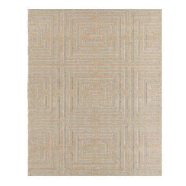 Tapete Para Sala Realce Eden 60 Areia 2,00x3,00m