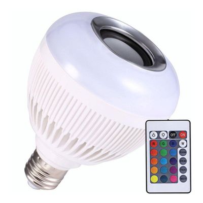 Lampada Bulbo 6W Musical Bluetooth RGB