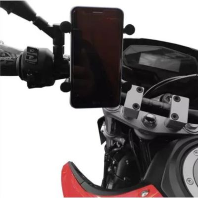 Suporte Com Carregador Usb Para Moto Sp-ca55
