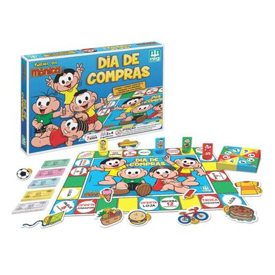 Jogo De Tabuleiro Dia De Compras Turma Da Mônica - Nig 0760