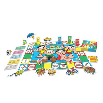 Jogo De Tabuleiro Dia De Compras Turma Da Mônica - Nig 0760