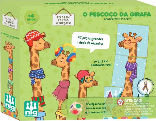 Jogo Inclusivo Pedagógico O Pescoço Da Girafa - Nig 0584
