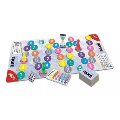 Jogo De Tabuleiro Fato Ou Fake 120 Cartas - Nig 1147