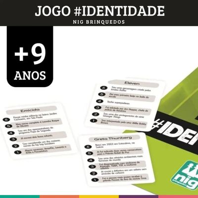 Jogo De Tabuleiro Identidade Personalidades - Nig 1128