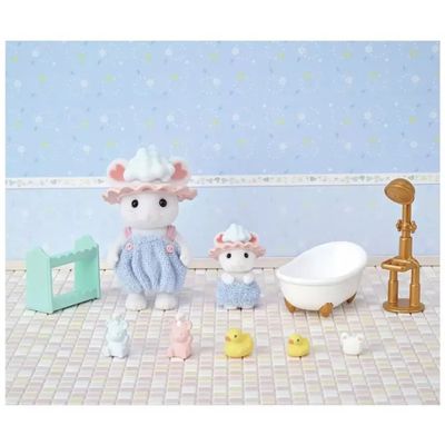 Sylvanian Families Hora Do Banho Irmãos Ensaboados Epoch 5805
