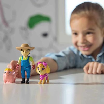 Boneco Skye e Fazendeira Yumi Patrulha Canina Sunny - 3587