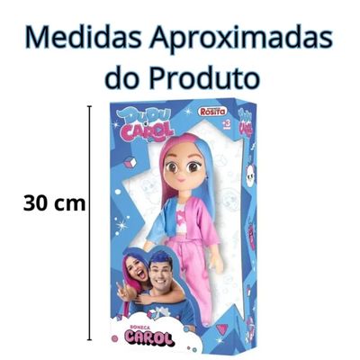 Boneca Articulado Carol Youtuber 25 Cm - Rosita 1116