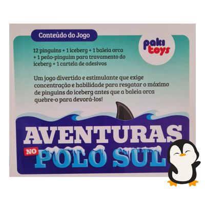 Jogo Aventuras No Polo Sul - Paki Toys 4016