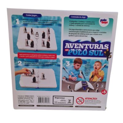 Jogo Aventuras No Polo Sul - Paki Toys 4016