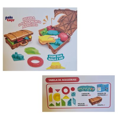 Jogo Vamos Viajar C/ 30 Cartas - Paki Toys 4096