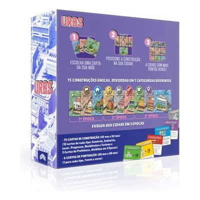 Jogo De Cartas E Estratégia URBS 81 Cartas - Copag 34851