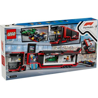 Lego City Caminhão F1 Com Carros RB20 E AMR24 1086 Pçs 60445