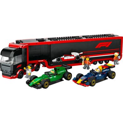 Lego City Caminhão F1 Com Carros RB20 E AMR24 1086 Pçs 60445
