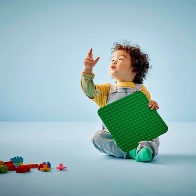 Base De Construção Verde Lego Duplo - 10460