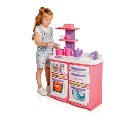 Cozinha Infantil Completa Com Som e Água De Verdade Tateti - 1307